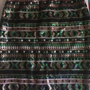 Sequin skirt